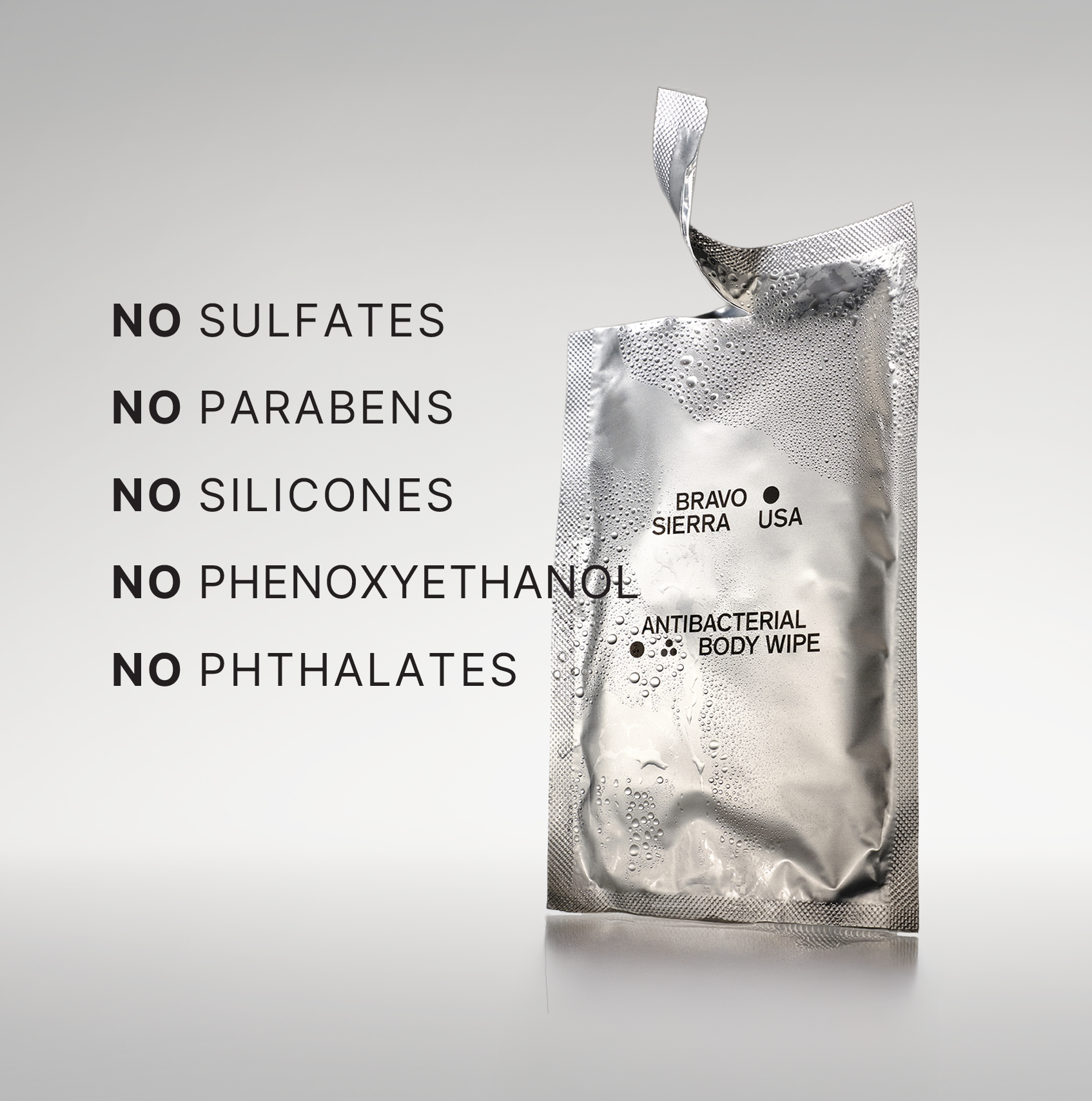 BRAVO ANTIBACTERIAL BODY WIPES