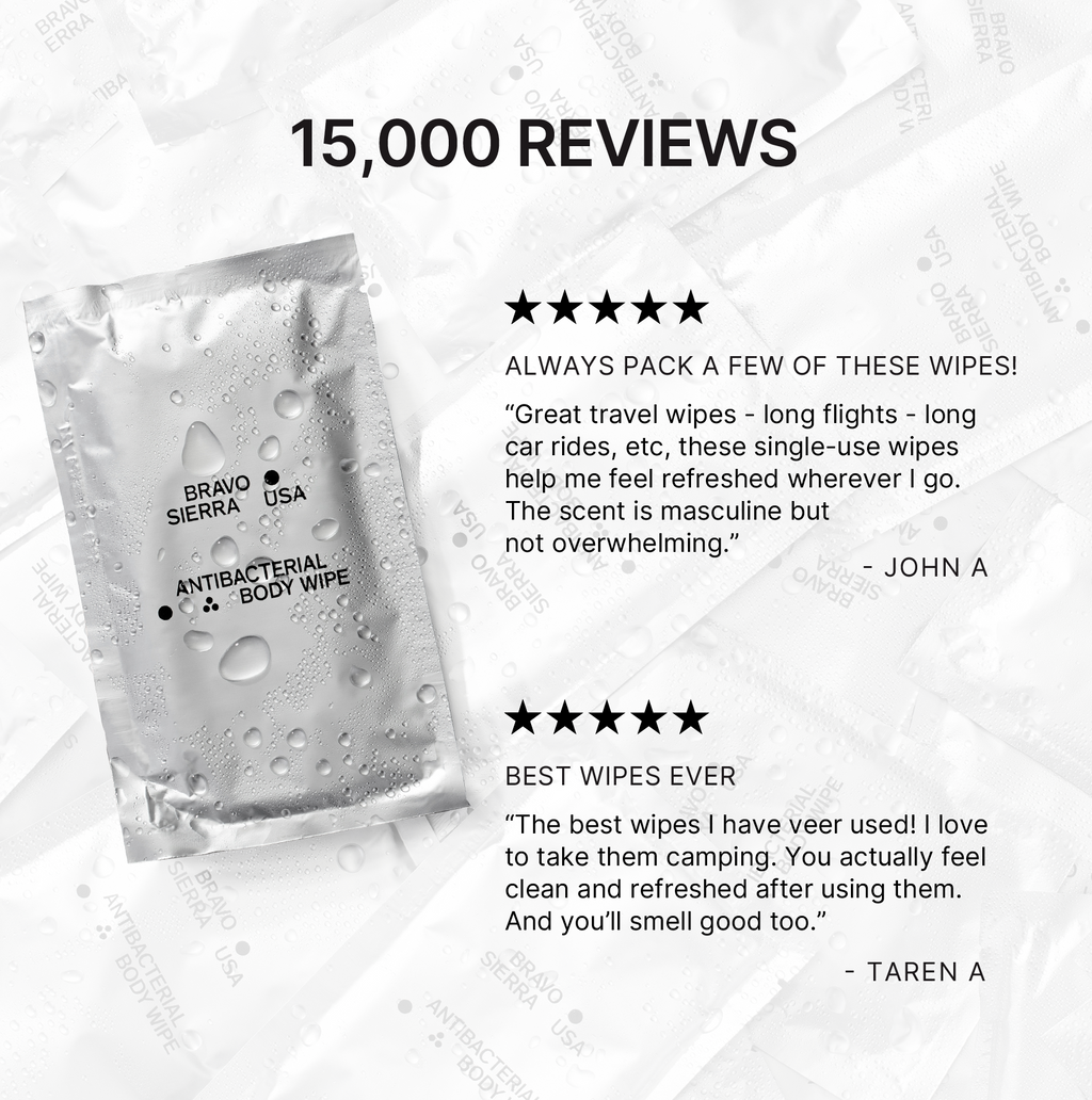 BRAVO ANTIBACTERIAL BODY WIPES